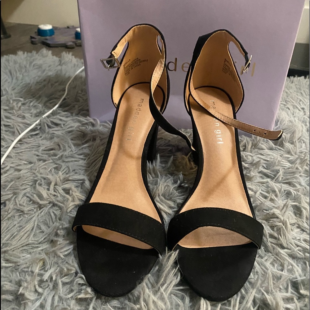 Madden girl black heels